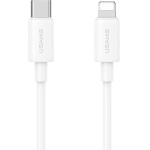 Usams ������� Lightning �� USB-C US-SJ712, 30W, 480Mbps, 1m, ����� - (SJ712USB02)