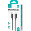 Usams ������� Lightning �� USB-C US-SJ712, 30W, 480Mbps, 1m, ����� - (SJ712USB01)