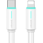 Usams ������� Lightning �� USB-C US-SJ735, 30W, 480Mbps, 1m, ����� - (SJ735USB02)