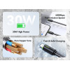 Usams ������� Lightning �� USB-C US-SJ735, 30W, 480Mbps, 1m, ����� - (SJ735USB02)
