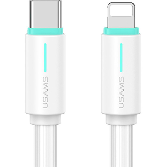 Usams ������� Lightning �� USB-C US-SJ735, 30W, 480Mbps, 1m, ����� - (SJ735USB02)