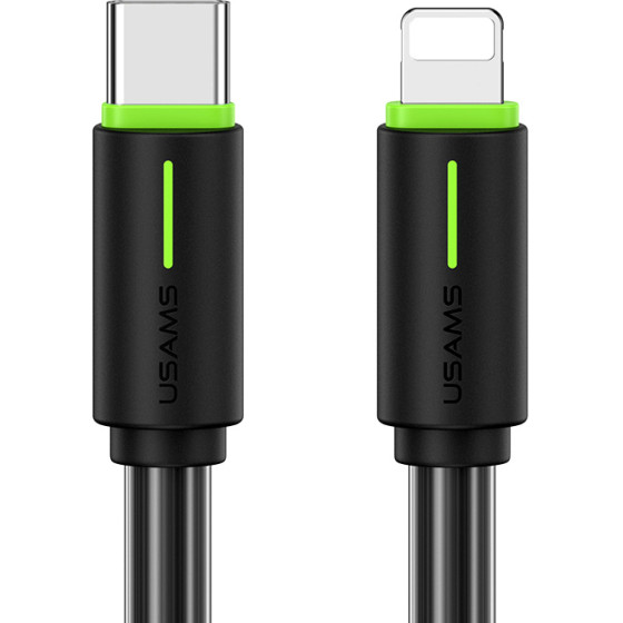 Usams ������� Lightning �� USB-C US-SJ735, 30W, 480Mbps, 1m, ����� - (SJ735USB01)