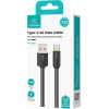 Usams ������� USB-C �� Usb US-SJ732, 18W, 480Mbps, 1m, ����� - (SJ732USB01)