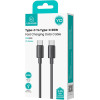 Usams ������� USB-C US-SJ711, 60W, 480Mbps, 1m, ����� - (SJ711USB01)