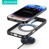 Usams ���� Gz US-BH895 ��� Iphone 16 Plus, �������/����� - (IP16MGZ01)