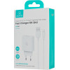 Usams ��������� ������ �� ������� Lightning, USB, 18W, ������ - (SCXLTZ03)