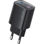 Usams ��������� ������ US-CC229, Usb & USB-C, 30W, GaN, ������ - (CC229TC01)