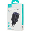 Usams ��������� ������ US-CC251, USB-C, 30W, GaN, ������ - (CC251TC01)