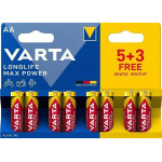�������� Varta Longlife Max Power �������� Mignon Aaa B5+3