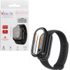 Volte-Tel ���� Xiaomi Smart Band 9/9NF 1.62'' 9H 0.30mm Pc Edge Cover Black With STRASS