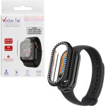 Volte-Tel ���� Xiaomi Smart Band 9/9NF 1.62'' 9H 0.30mm Pc Edge Cover Black With STRASS