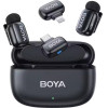 BOYA Mini Iphone Lightning & Type-C - 2,4GHz 2mIc Wireless Microphone With Charging Box - (BOYA mini-12)