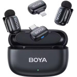BOYA Mini Iphone Lightning & Type-C - 2,4GHz 2mIc Wireless Microphone With Charging Box - (BOYA mini-12)