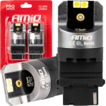 AMiO ������ P27W 12/24V 6.000K 4SMd Led CAN-Bus ����� Pro Series - 2 ���. - (03587)