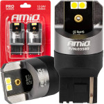 AMiO ������ W21W 12/24V 6.000K 4SMd Led CAN-Bus ����� Pro Series - 2 ���. - (03589)