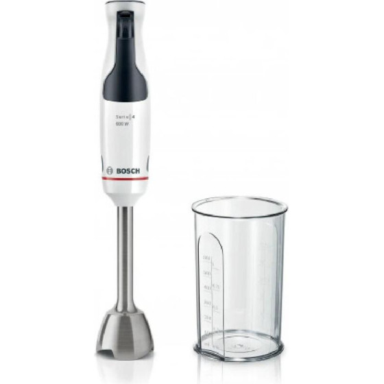 Bosch Serie 4 blender 0.6 L Immersion blender 600 W Black, White - (MSM4W210)