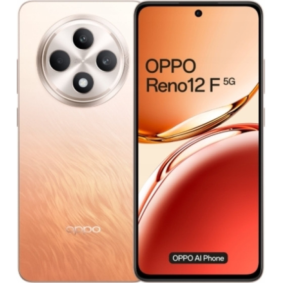 OPPO Reno12 F 4G 256GB (8GB Ram) Dual-Sim Amber Orange Eu - (110010234214)