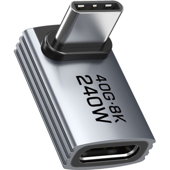 Cabletime ���������� USB-C ��������, USB4, 240W, 40Gbps, 8K, ���� - (CT-OTG42-AG)