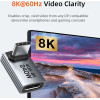 Cabletime ���������� USB-C ��������, USB4, 240W, 40Gbps, 8K, ���� - (CT-OTG42-AG)
