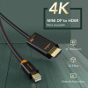 Cabletime ������� Mini Displayport �� Hdmi CT-AV588-03G4K, 4K/30Hz, 1.8m, �����