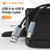 Cabletime ������� Usb �� Usb Type B CT-AMBM1, 480Mbps, 5m, ����� - (CT-AMBM1-AG5)