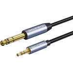 Cabletime ������� ���� 3.5mm �� 6.35mm CT-AV321-H11G, 2m, �����