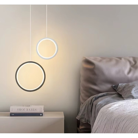 Homelighting Se Led 16 Aina Black And White Pendant 16x22cm 16W IP20 3CCt 2 Years Warranty - (77-50614)