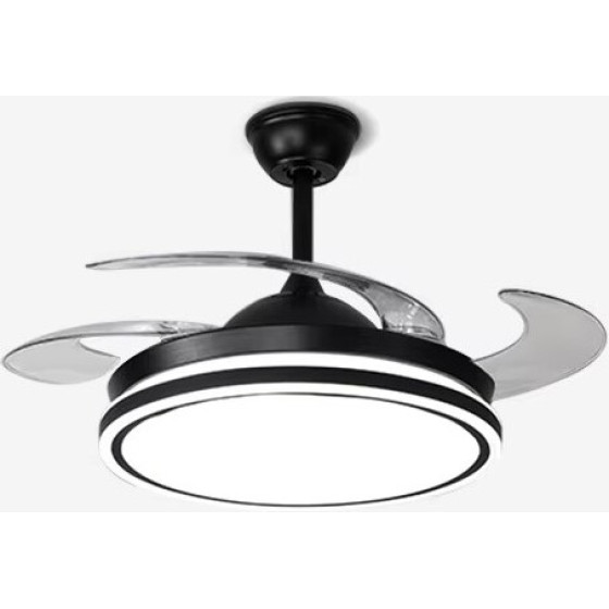 Homelighting Se Led 36 Fama Black Fan 105x35cm 36W IP20 3CCt 2 Years Warranty - (77-50618)