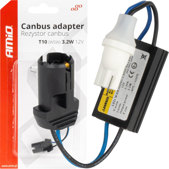 AMiO ��������� ��� �������� Led T10 W5W 12V 3.2W - 1 ���. - (04087)