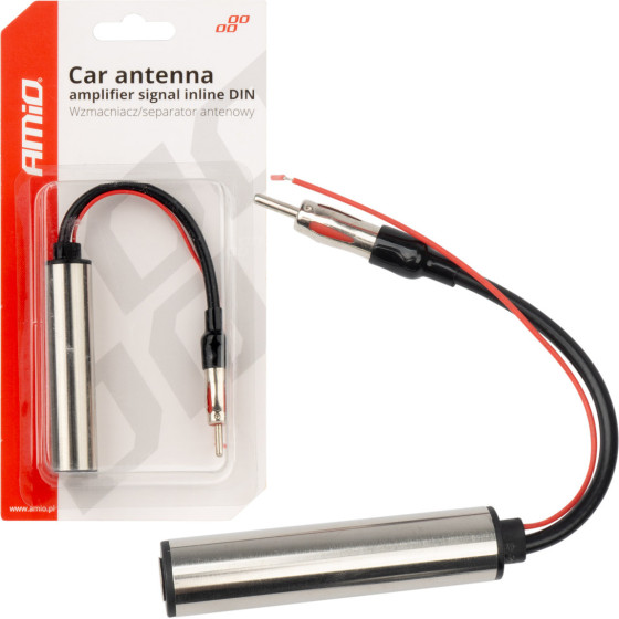 AMiO ��������� ������� ������� Din 12V/24V - AM/Fm - 1 ���. - (04132)