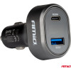 AMiO ��������� �������� �� 2 ����� USB-C+USB-A Quick Charge 3.0 30W �� ���������� ����� - 1 ���. - (04178)