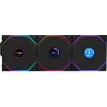 Lian Li Uni Fan TL-Lcd Wireless 120 Black (3pCs & controller) Case Fan - (G99.12TLLCD1W3B.00)