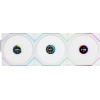Lian Li Uni Fan TL-Lcd Wireless Reverse 120 White (3pCs & controller) Case Fan - (G99.12RTLLCD1W3W.00)