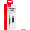 AMiO ������� �������� ���������� ��� USB-C �� Aux Mini Jack 3.5mm 1m - 1 ���. - (04294)