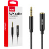 AMiO ������� �������� Aux Mini Jack ��� �������� 3.5mm �� ������ 3.5mm 2m - 1 ���. - (04296)
