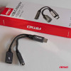AMiO ������� �������� Usb ��� USB-C �� USB-C & ���������� ���������� Mini Jack 3.5mm ������ 10cm - 1 ���. - (04295)