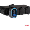 AMiO ��������� �������� �� 3 ����� 2xUSB-C 65W/20W+USB-A Quick Charge 3.0 ����� - 1 ���. - (04177)
