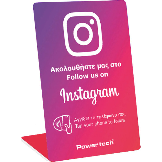 Powertech Nfc ����������� Stand Follow Us On Instagram - (PT-1405)