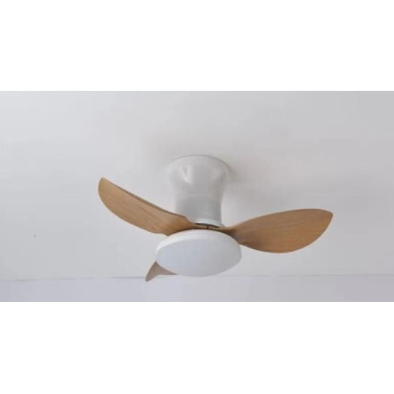 Homelighting Se Led F65 Adam WHITE-Light Brown Fan 30W*2 Smart With Control 65x65x20cm 3000k-6500k 85-265V 2 - (77-50627)