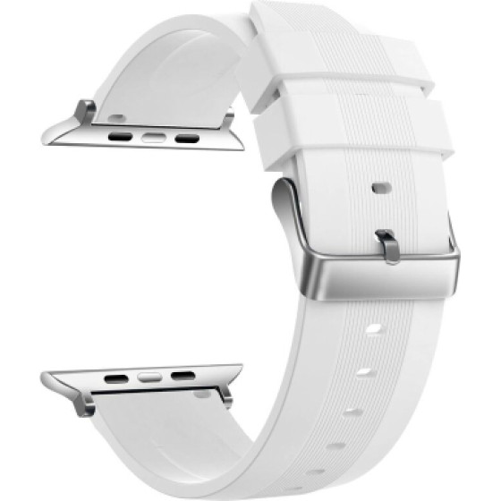 Ksix Smartwatch Strap Buckle For Apple Watch Series 38/40/41mm White - (B0931SL02)
