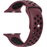 Ksix Smartwatch Strap Sport For Apple Watch Series 38/40/41mm Crimson Black - (B0931SP09)