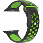 Ksix Smartwatch Strap Sport For Apple Watch Series 42/44/45/49mm Black Green - (B0930SP01)
