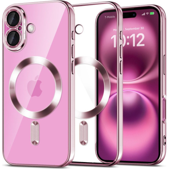 Tech-Protect Magflex Case Iphone 16 Shiny Rose Backcover - (TPMFIP16SR)