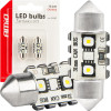 AMiO �������� ����������� 31mm 12/24V C5W 5500K 12xSmd 3838 CAN-Bus Festoon (�����) ���� - 2 ���. - (04247)