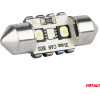 AMiO �������� ����������� 31mm 12/24V C5W 5500K 12xSmd 3838 CAN-Bus Festoon (�����) ���� - 2 ���. - (04247)