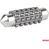 AMiO �������� ����������� 41mm 12/24V C5W 5500K 12xSmd 3838 CAN-Bus Festoon (�����) ���� - 2 ���. - (04250)