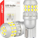 AMiO �������� T10 W5W 12V/24V Led CAN-Bus 30xSmd 2016 ����� 5500K ���� - 2 ���. - (04233)