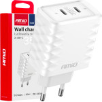 AMiO ��������� �� ������� ����� �� 2 ����� 2xUSB-C 35W 100-240V ����� - 1 ���. - (04288)