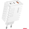 AMiO ��������� �� ������� ����� �� 3 ����� 2xUSB-C+USB-A 65W 100-240V ����� - 1 ���. - (04289)