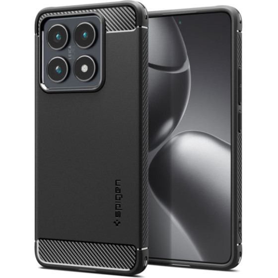 Spigen Rugged Armor Xiaomi 14T Black Backcover - (ACS08857)